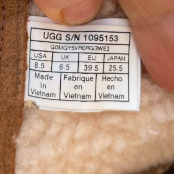 UGG Tan Shearling Lined Boots - Picture 8 of 12
